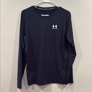Under Armour Jet Black HeatGear Performance Top